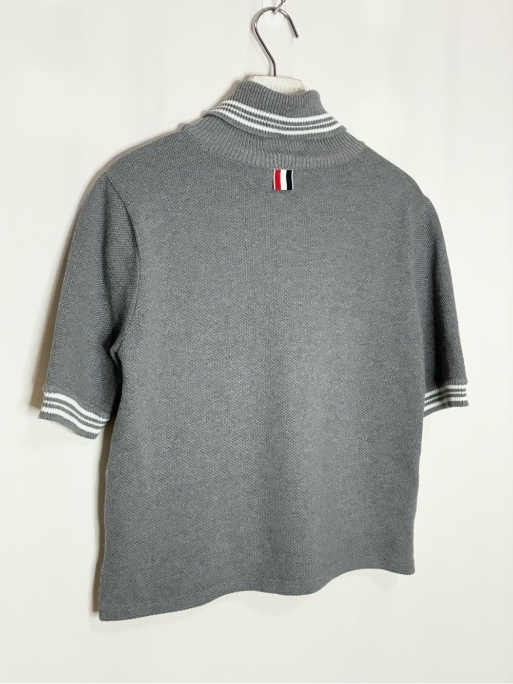 Thom Browne Short Sleeve Turtleneck Sweater - Picture 4 of 10